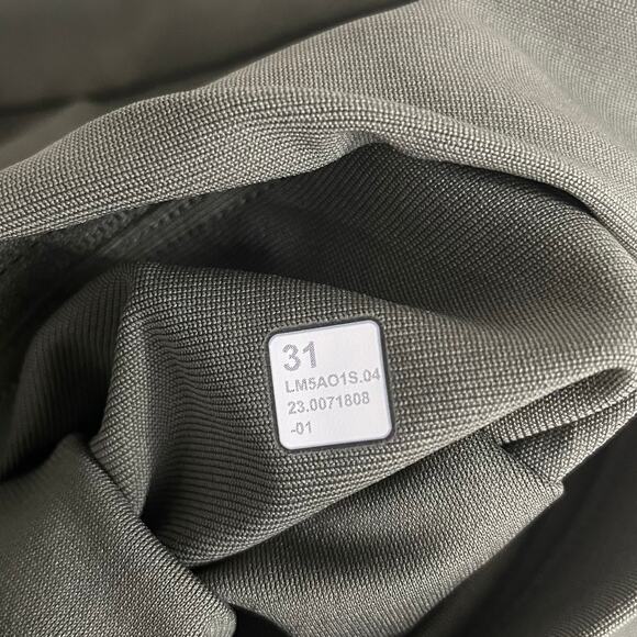 Lululemon ABC Classic Fit 5 Pocket Pant Warpstreme Mens 31 Olive Green Business - Picture 6 of 10